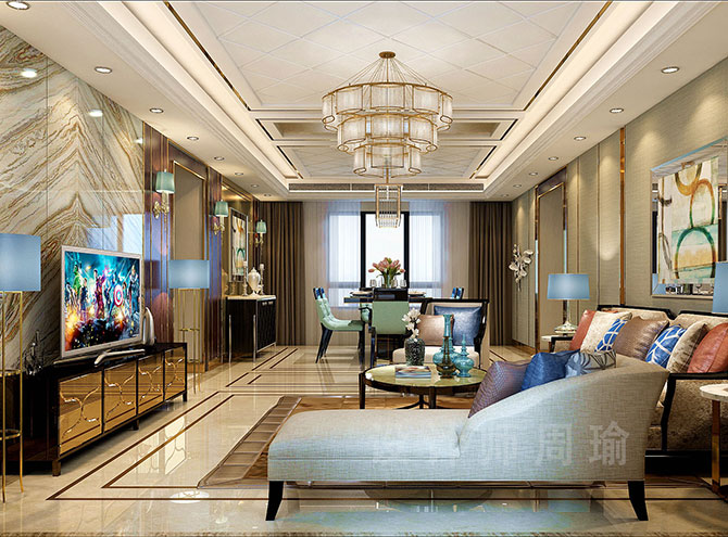 肏大大屄屄世纪江尚三室两厅168平装修设计效果欣赏